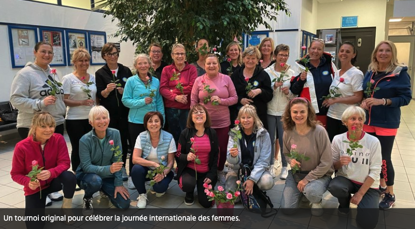 Un tournoi de pickleball pour la journée des femmes
