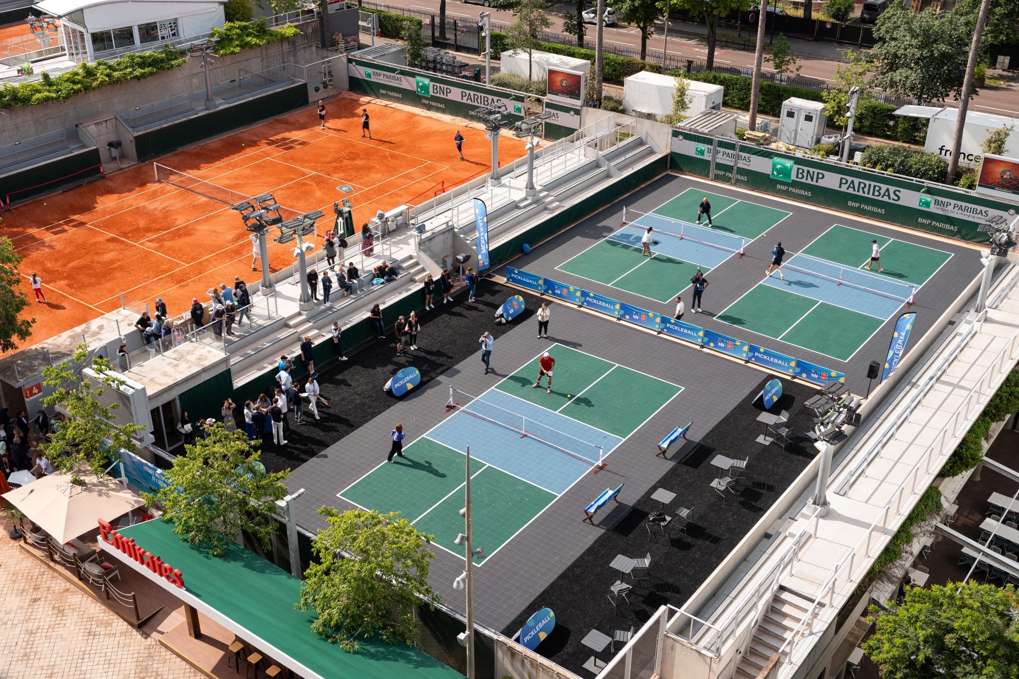 Le pickleball à Roland-Garros
