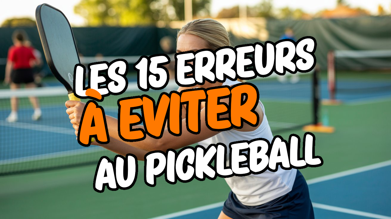 Les 15 erreurs que 90 % des débutants font au pickleball (et comment les éviter)