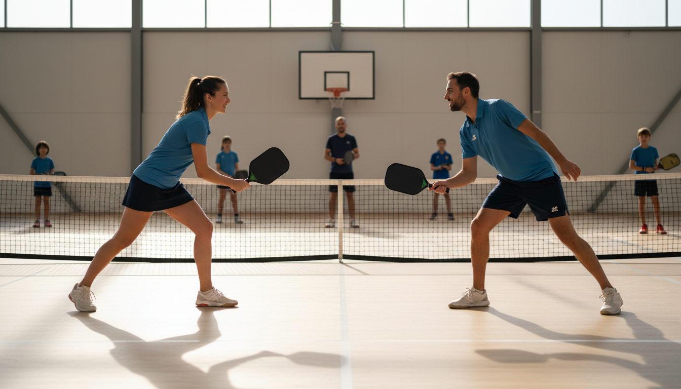 Imitez votre partenaire de pickleball pour rester synchronisé et améliorer votre jeu